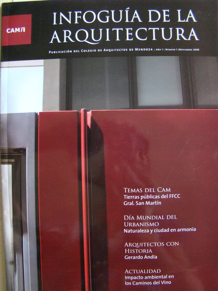 Infoguía de la Arquitectura — Colegio de Arquitectos de Mendoza, 2008